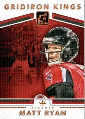 Matt Ryan - 2017 Donruss - #17 - Gridiron Kings Football - Football Card Single
