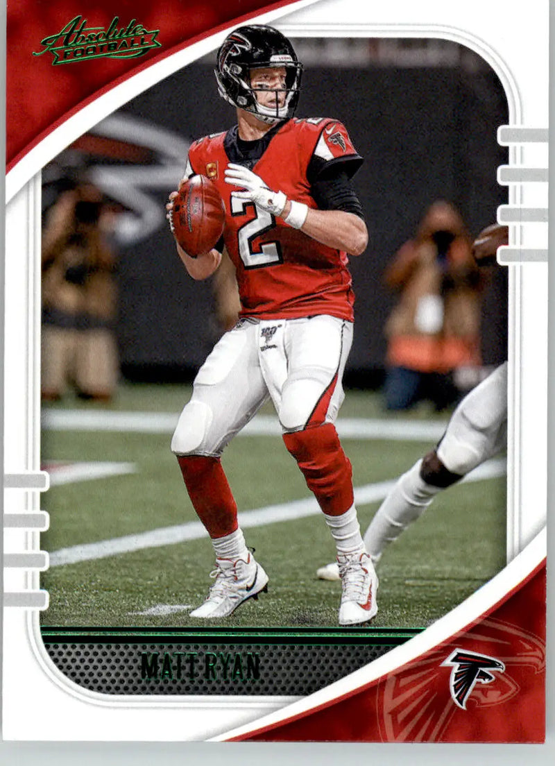Matt Ryan - 2020 Panini Absolute - #49 - Green Football - Football Card Single