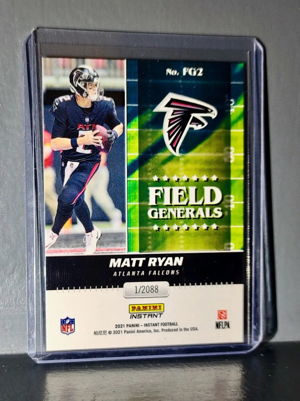 Matt Ryan 2021 Panini NFL Instant Field Generals #2 Rookie Card 1 of 2088 - Football Card Single