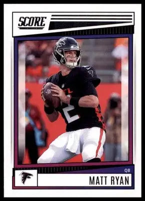 Matt Ryan 2022 Score #40 Atlanta Falcons - Football Card Single