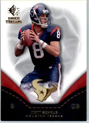 Matt Schaub - 2008 SP Rookie Threads - #40 - Football - Football Card Single