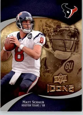 Matt Schaub - 2009 Upper Deck Icons - #88 - Football - Football Card Single