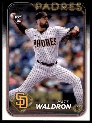 Matt Waldron Rookie 2024 Topps #162 San Diego Padres - Baseball Card Single