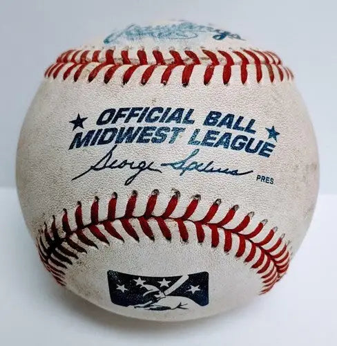 Matt Yeatman Autograph Signed Auto Baseball Ball Beliot Snappers Minnesota Twins - Sports Memorabilia