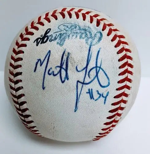 Matt Yeatman Autograph Signed Auto Baseball Ball Beliot Snappers Minnesota Twins - Sports Memorabilia