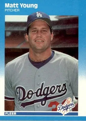 Matt Young - 1987 Fleer Update - #U-131 - Baseball - Baseball Card Single