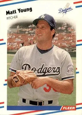 Matt Young - 1988 Fleer - #530 - Baseball - Baseball Card Single