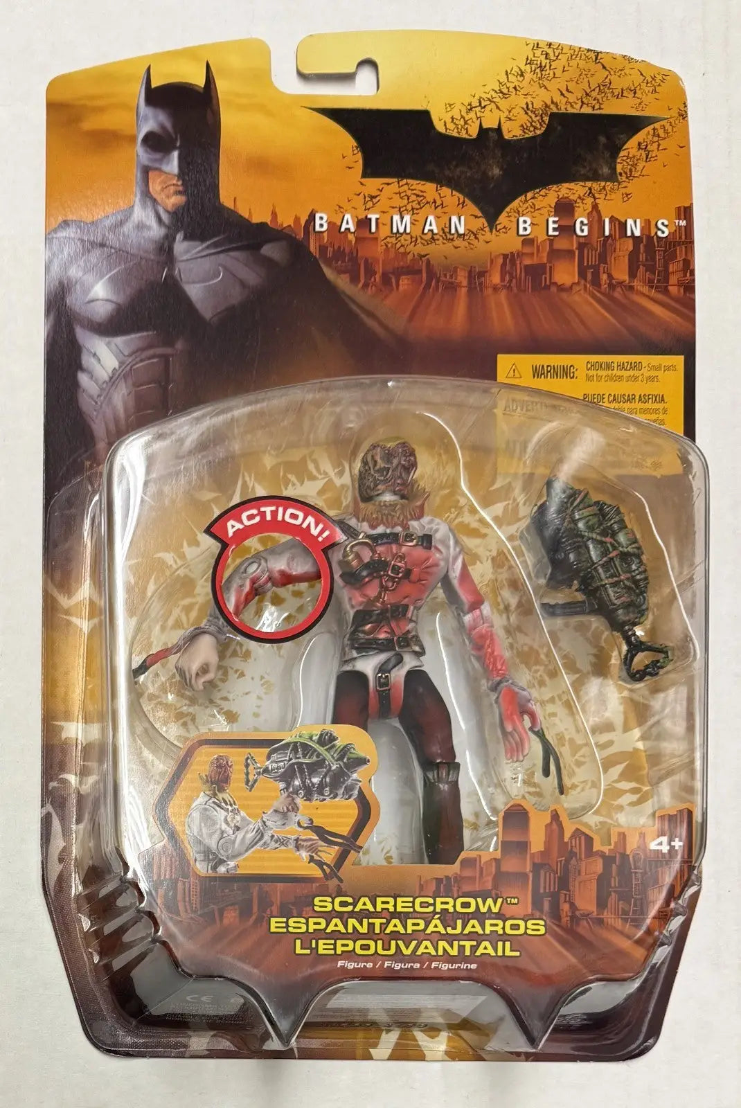 Mattel Batman Begins Skull Strike Scarecrow Action Figure - Action Figure & Toy