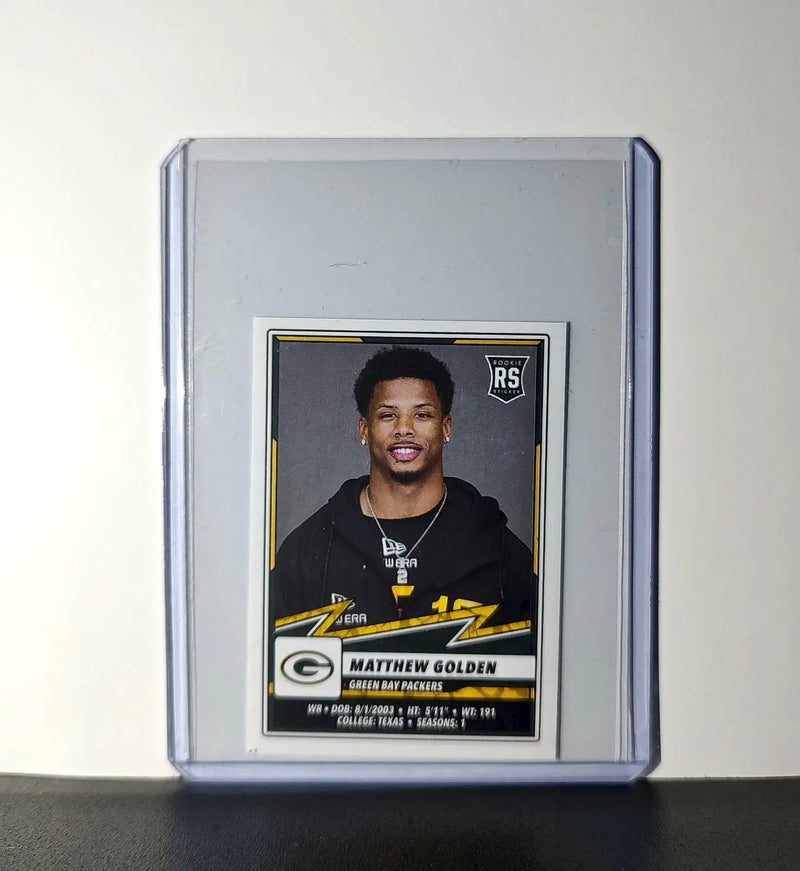 Matthew Golden Rookie 2025 Panini NFL #402 Sticker Packers