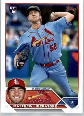 Matthew Liberatore - 2023 Topps - #52 - RC Baseball - Baseball Card Single
