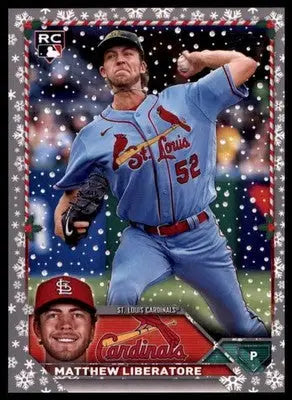 Matthew Liberatore 2023 Topps Holiday Metallic #H193 St. Louis Cardinals - Baseball Card Single