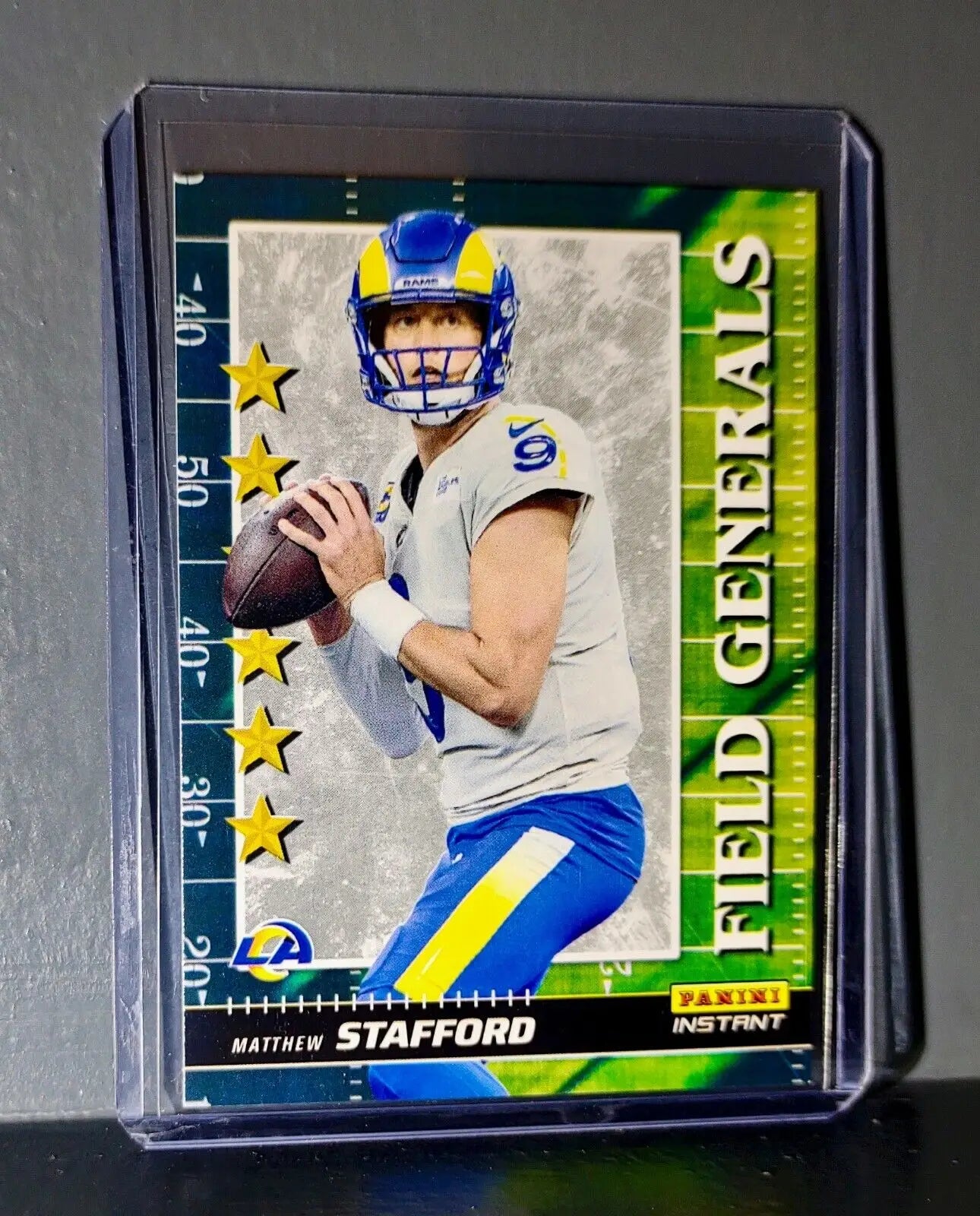 Matthew Stafford 2021 Panini NFL Field Generals #19 Rookie Card 1 of 2088