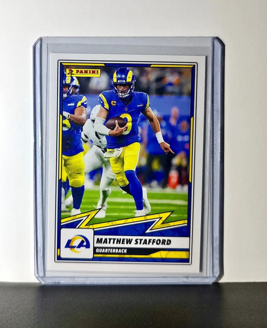 Matthew Stafford 2025 Panini NFL #25 Sticker Card Los Angeles Rams - Football Card Single