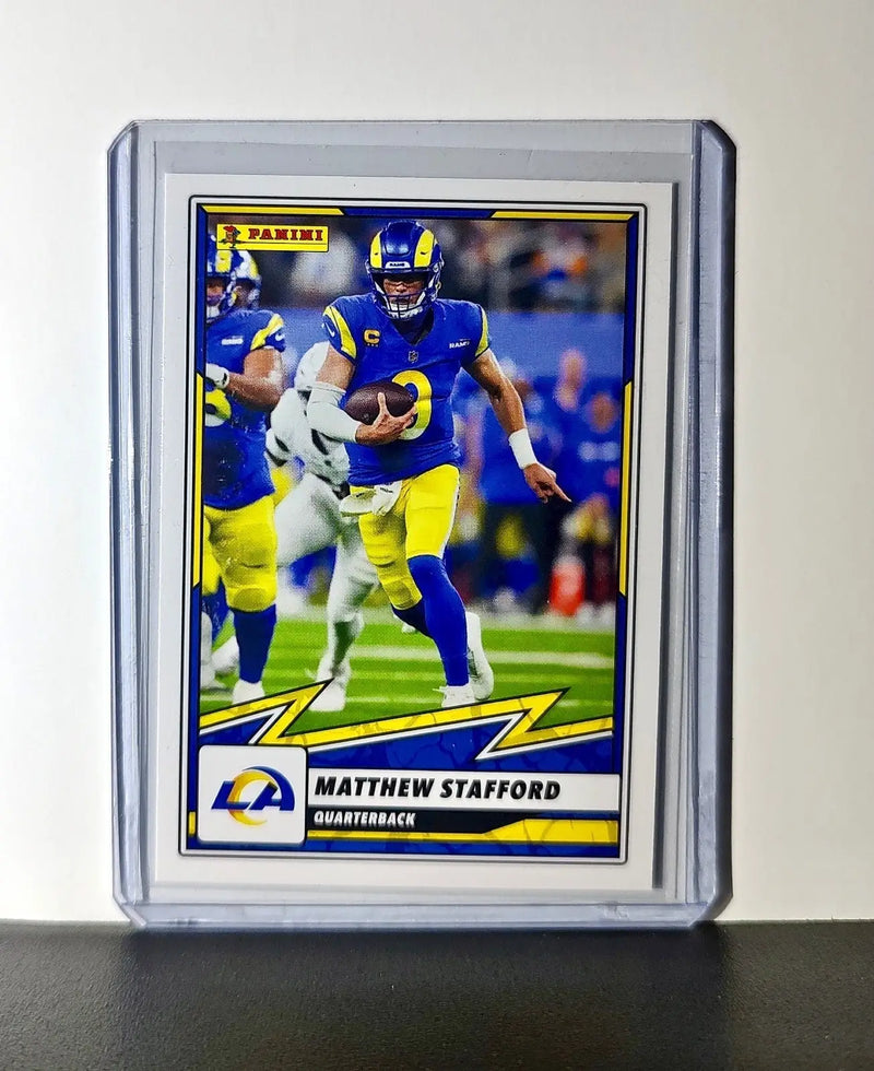 Matthew Stafford 2025 Panini NFL #25 Sticker Card Los Angeles Rams - Football Card Single