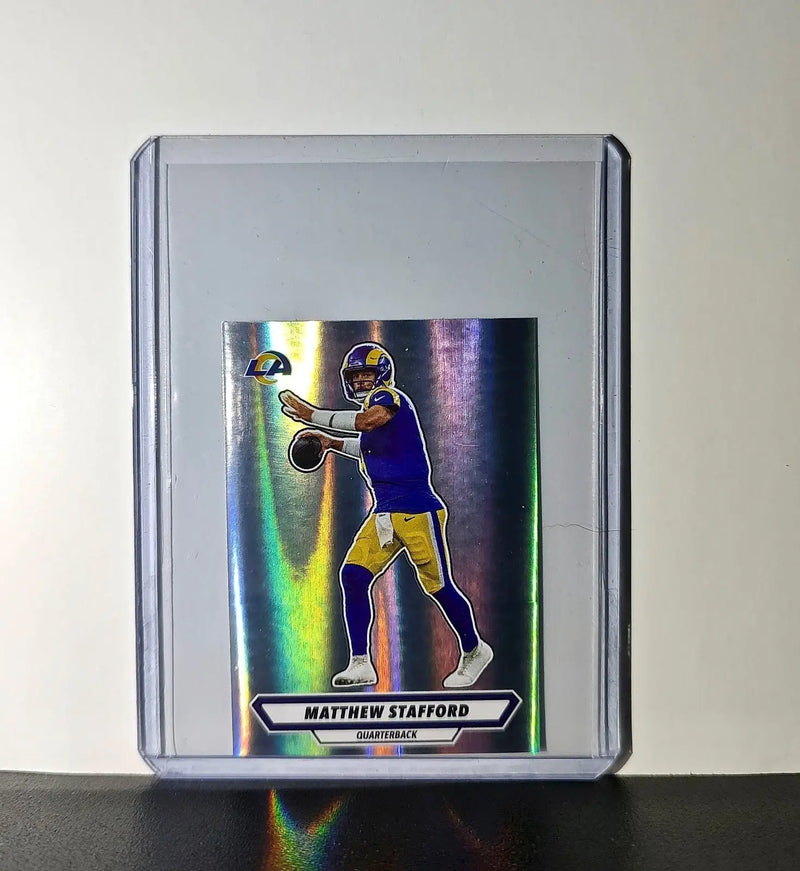 Matthew Stafford 2025 Panini NFL #517 Foil Sticker Rams - Football Card Single
