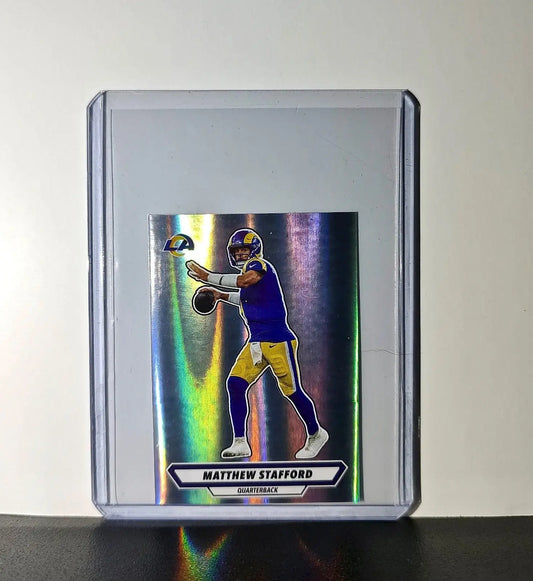 Matthew Stafford 2025 Panini NFL #517 Foil Sticker Rams - Football Card Single