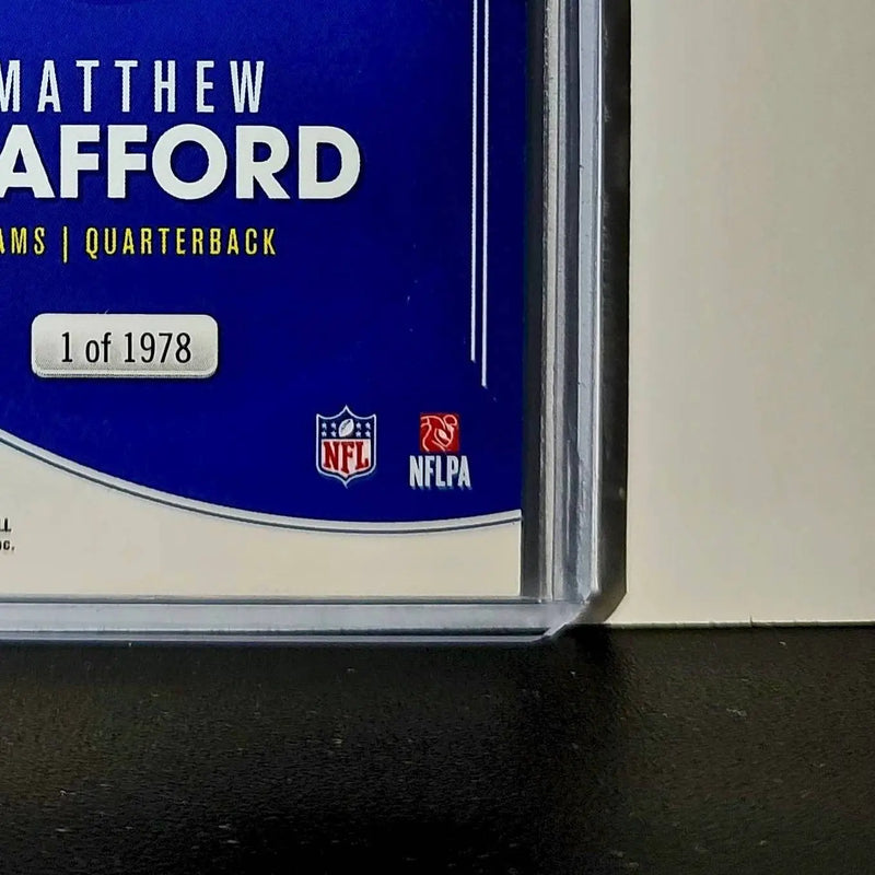 Matthew Stafford 2025 Panini NFL MVP Football Card Las Angeles Rams 1 of 1978 - Football Card Single