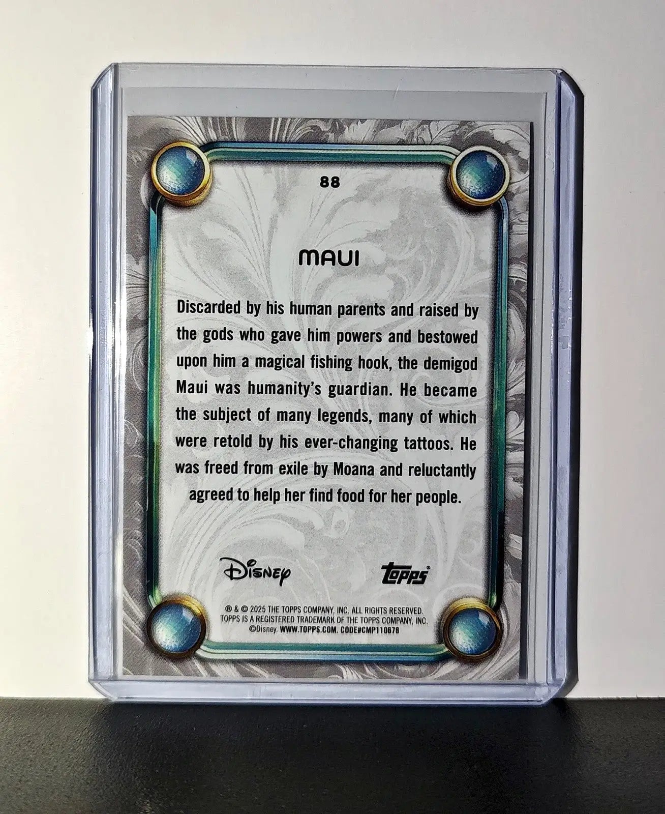Maui 2025 Topps Disney Wonder #88 Card Moana