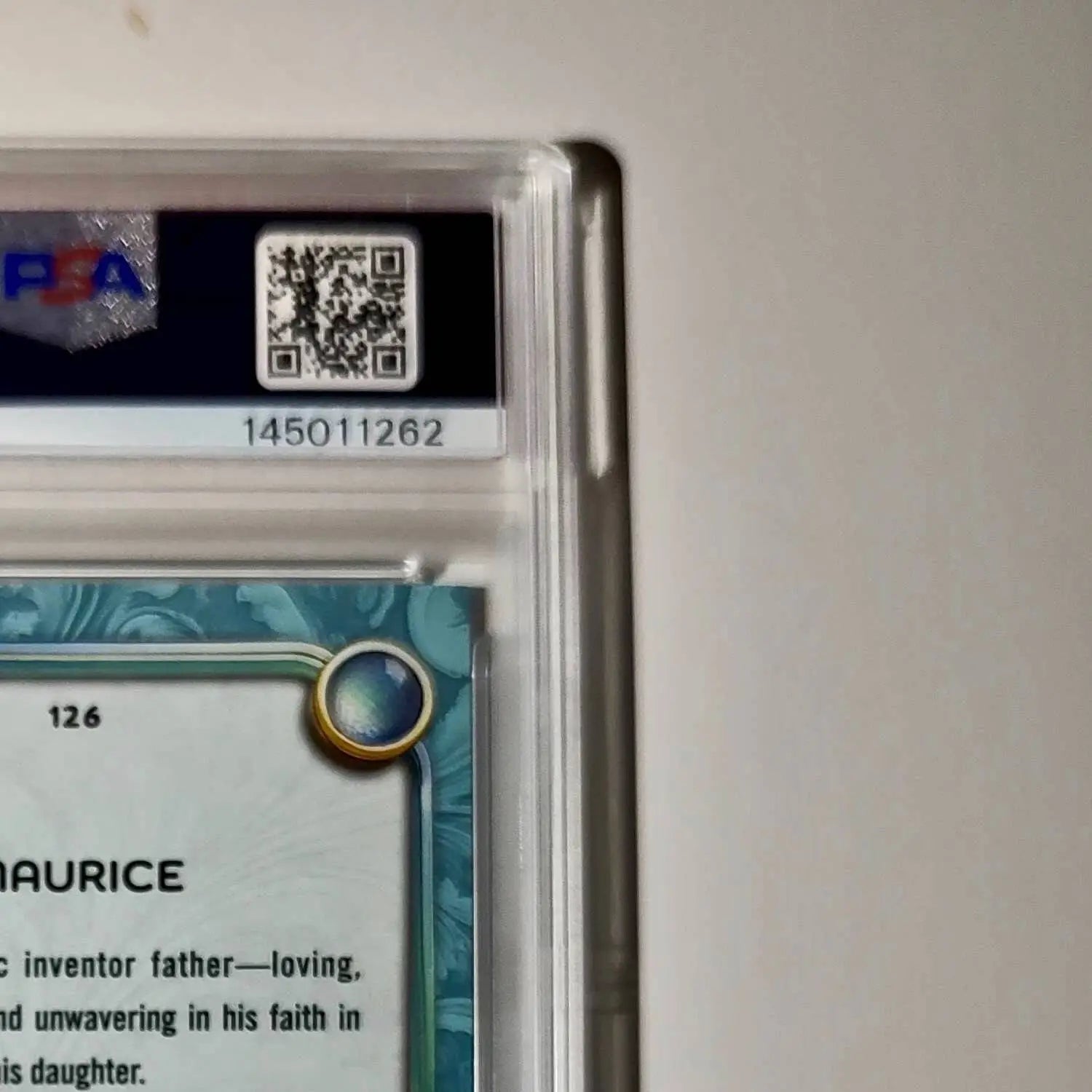 Maurice 2025 Topps Disney Wonder #126 Diamond Card Beauty and the Beast PSA 7 - Non-Sports Card Single