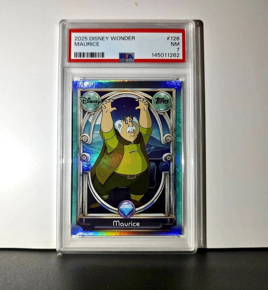 Maurice 2025 Topps Disney Wonder #126 Diamond Card Beauty and the Beast PSA 7 - Non-Sports Card Single