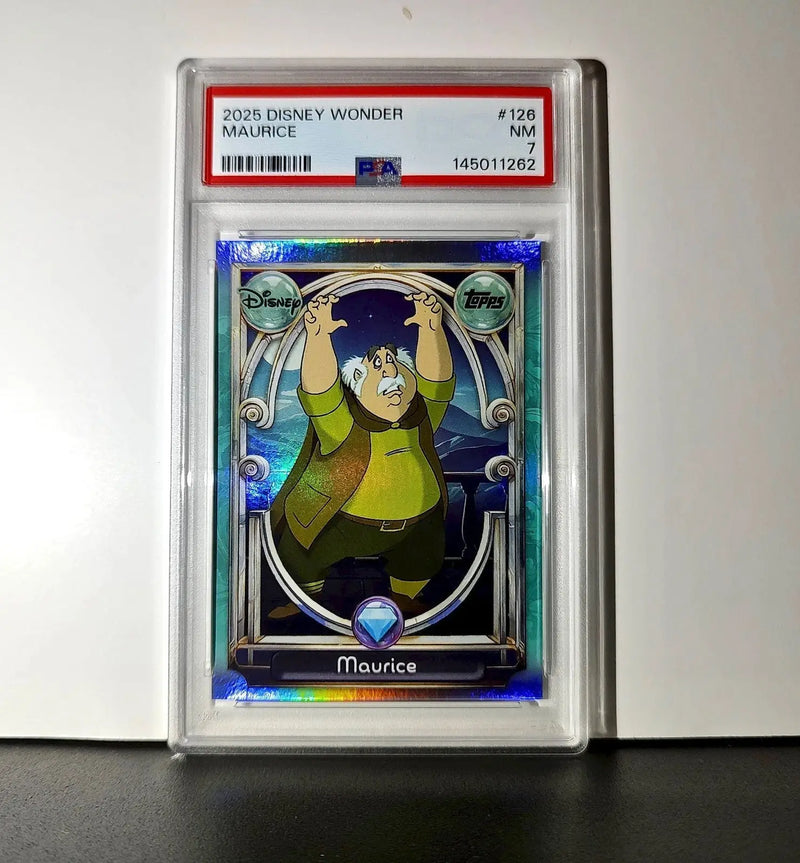Maurice 2025 Topps Disney Wonder #126 Diamond Card Beauty and the Beast PSA 7 - Non-Sports Card Single