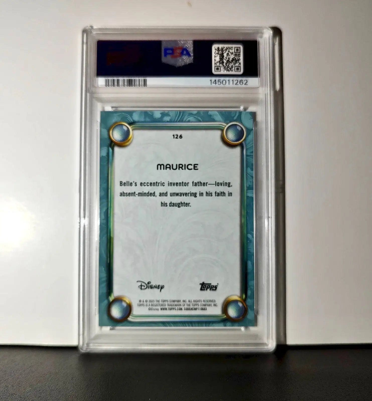 Maurice 2025 Topps Disney Wonder #126 Diamond Card Beauty and the Beast PSA 7 - Non-Sports Card Single