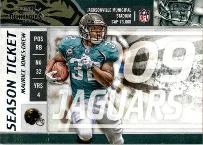 Maurice Jones-Drew - 2009 Playoff Contenders - #47 - Football - Football Card Single