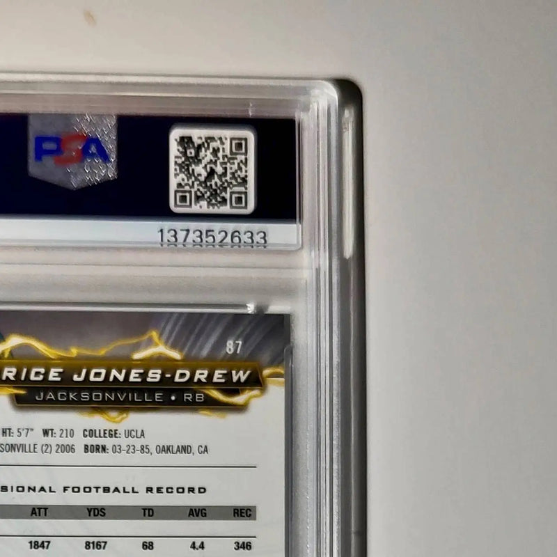 Maurice Jones-Drew 2023 Topps #87 4/5 Resurgence Red Power Surge PSA 9 Mint - Football Card Single