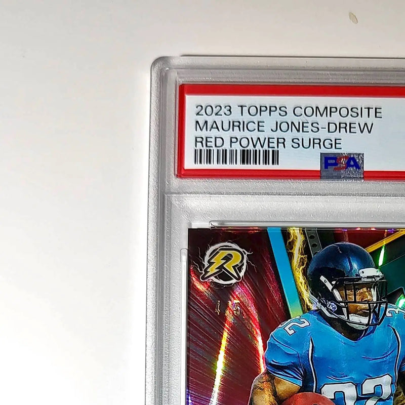 Maurice Jones-Drew 2023 Topps #87 4/5 Resurgence Red Power Surge PSA 9 Mint - Football Card Single