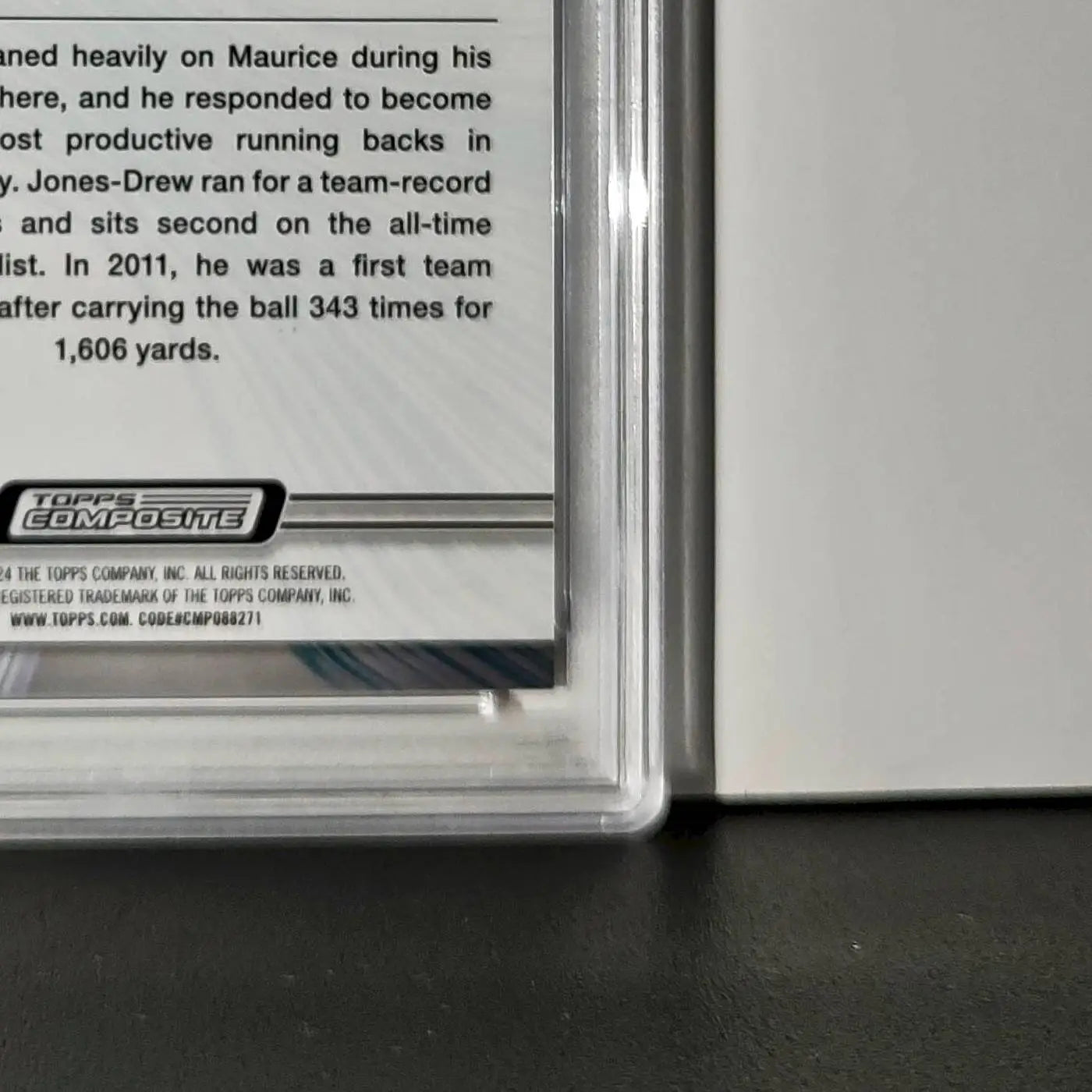 Maurice Jones-Drew 2023 Topps #87 4/5 Resurgence Red Power Surge PSA 9 Mint - Football Card Single