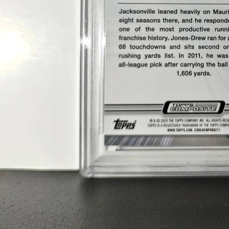 Maurice Jones-Drew 2023 Topps #87 4/5 Resurgence Red Power Surge PSA 9 Mint - Football Card Single