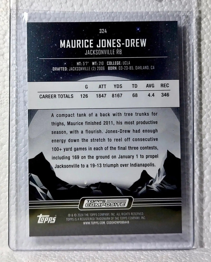 Maurice Jones-Drew 2023 Topps Midnight NFL #324 Composite Football Card Jaguars