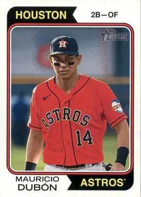Mauricio Dubon - 2023 Topps Heritage - #653 - Baseball - Baseball Card Single