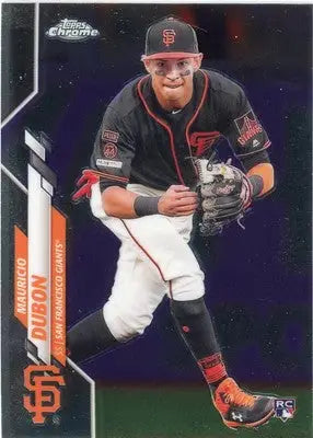 Mauricio Dubon Rookie 2020 Topps Chrome #168 San Francisco Giants - Baseball Card Single