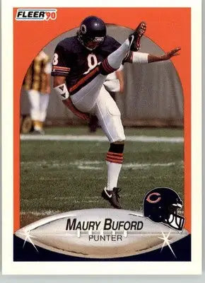 Maury Buford - 1990 Fleer Update - #U-110 - Football - Football Card Single