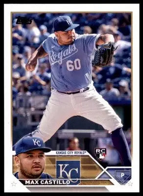 Max Castillo Rookie 2023 Topps #251 Kansas City Royals - Baseball Card Single