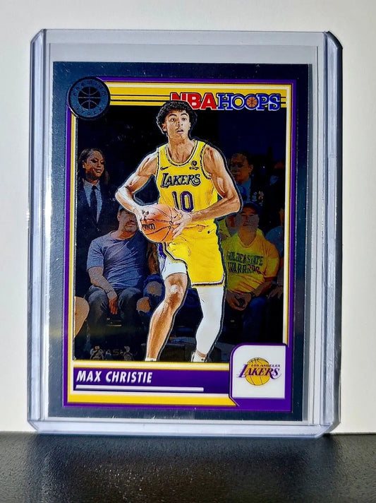 Max Christie 2023-24 Panini Premium Stock NBA Hoops #142 Card Los Angeles Lakers - Basketball Card Single