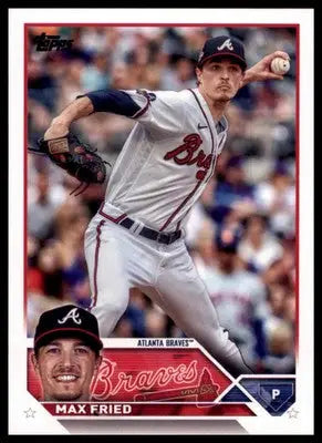 Max Fried 2023 Topps #290 Atlanta Braves - Baseball Card Single