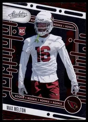 Max Melton Rookie 2024 Panini Absolute Retail #143 Arizona Cardinals - Football Card Single