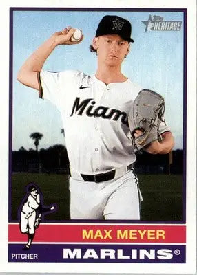 Max Meyer - 2025 Topps Heritage - #144 - Baseball - Baseball Card Single