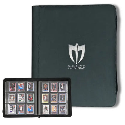 Max Pro Ultra Guardian Top Loader Binder | Holds 252 Standard 3″×4″ Sports & Pokemon Cards - Sports Card Hobby Boxes