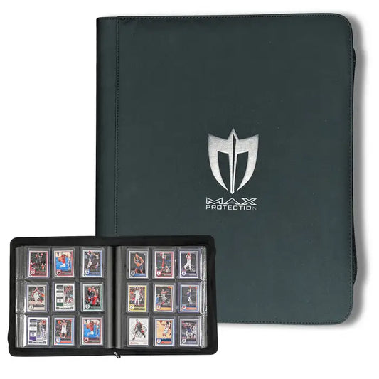 Max Pro Ultra Guardian Top Loader Binder | Holds 252 Standard 3″×4″ Sports & Pokemon Cards - Sports Card Hobby Boxes