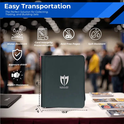 Max Pro Ultra Guardian Top Loader Binder | Holds 252 Standard 3″×4″ Sports & Pokemon Cards - Sports Card Hobby Boxes