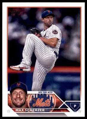 Max Scherzer 2023 Topps #21 New York Mets