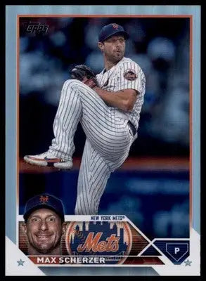 Max Scherzer 2023 Topps Rainbow Foil #21 New York Mets - Baseball Card Single