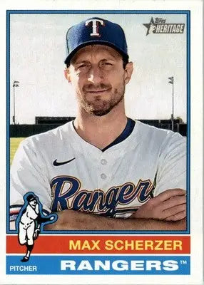 Max Scherzer - 2025 Topps Heritage - #182 - Baseball - Baseball Card Single