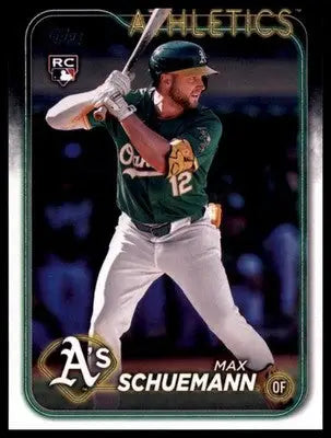 Max Schuemann Rookie 2024 Topps Update #US220 Oakland Athletics - Baseball Card Single