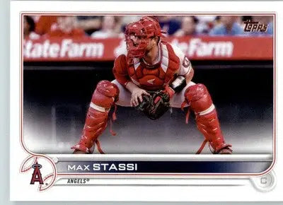 Max Stassi - 2022 Topps - #609 - Baseball - Baseball Card Single