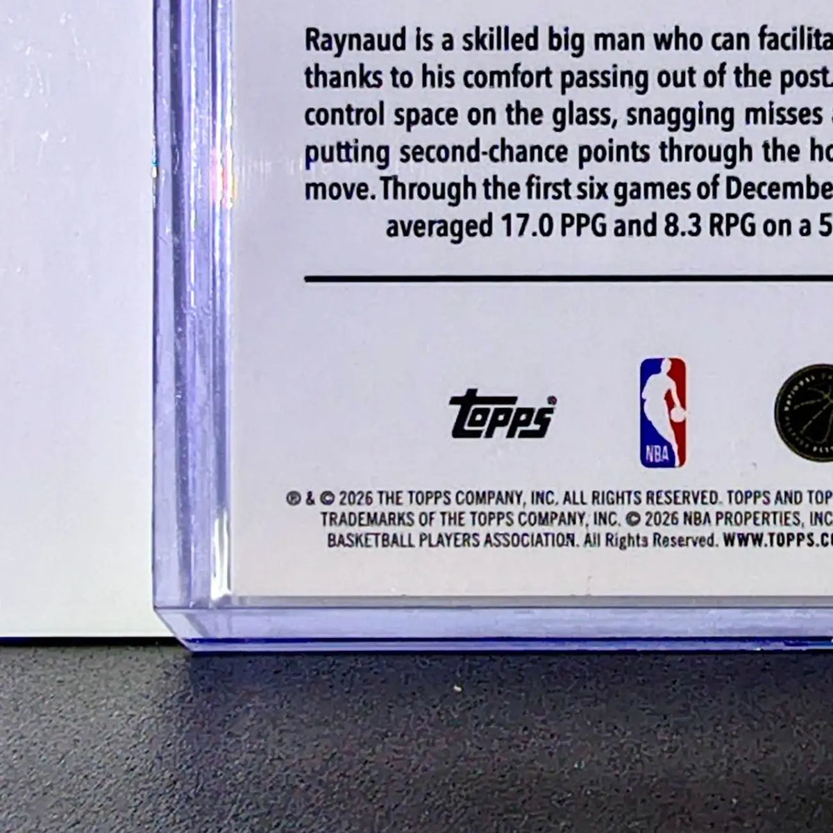 Maxime Raynaud Rookie 2025-26 NBA Topps Chrome Update X-Fractor #193 Card Kings - Basketball Card Single