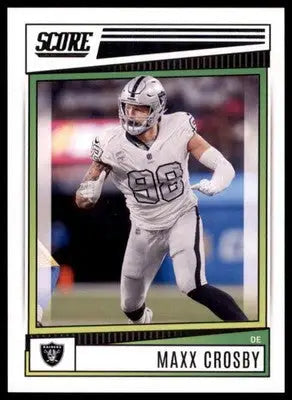 Maxx Crosby 2022 Score #128 Las Vegas Raiders - Football Card Single